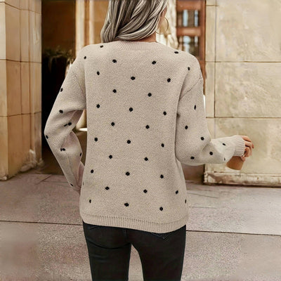 Maeve I Polka Dot Sweater