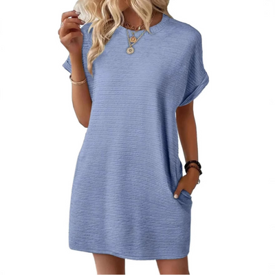 Evi | Casual Round Neck Summer Dress