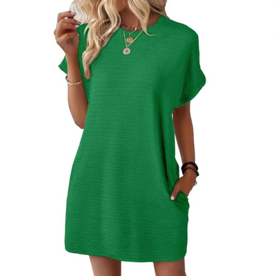 Evi | Casual Round Neck Summer Dress