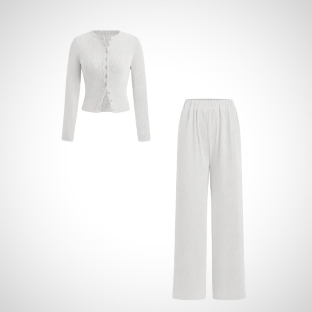 Vivienne | Comfy Long Sleeve Top and Pants Set