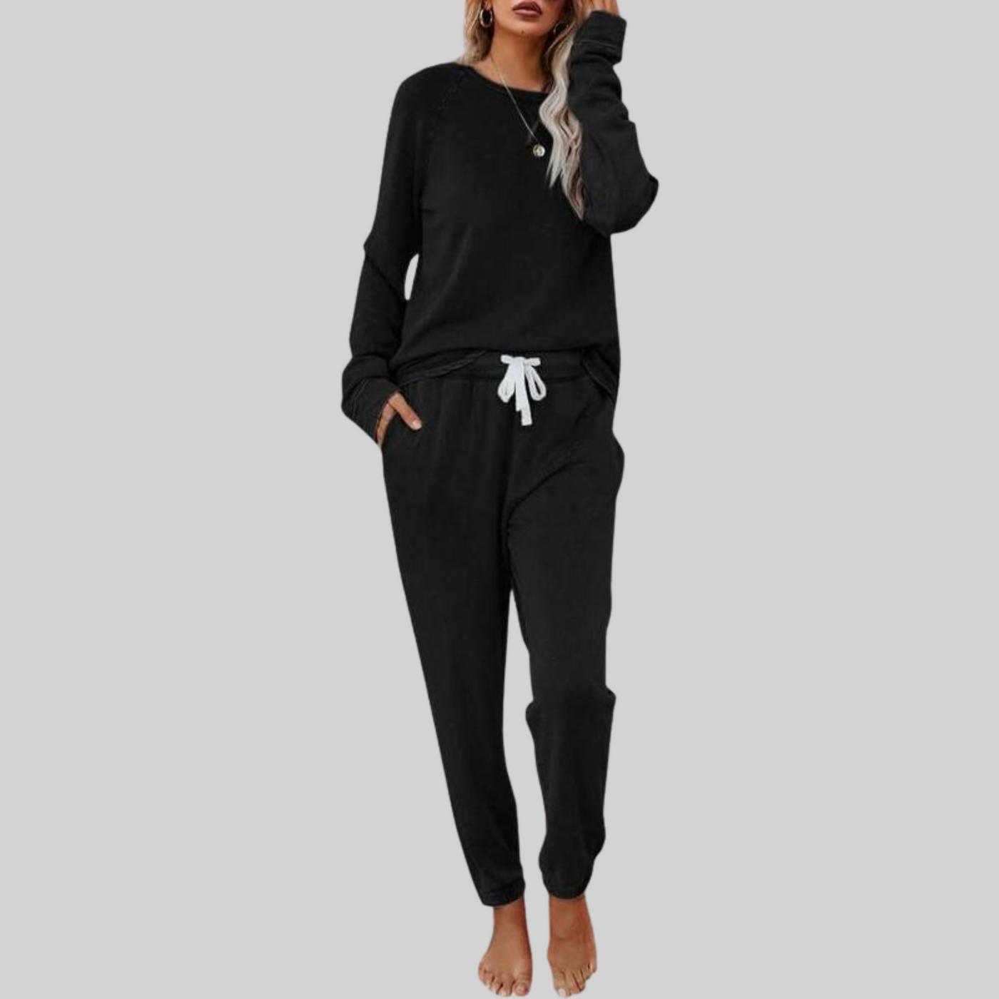 Joyce | Casual Long Sleeve and Sweatpants Set