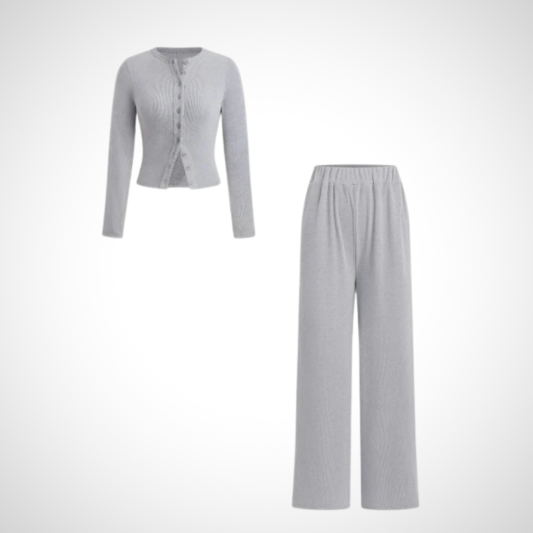 Vivienne | Comfy Long Sleeve Top and Pants Set