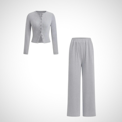 Vivienne | Comfy Long Sleeve Top and Pants Set