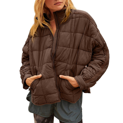 Emma | Lightweight Compact Zip Puffer Jacket