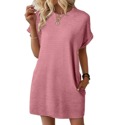 Evi | Casual Round Neck Summer Dress
