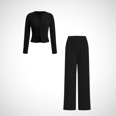 Vivienne | Comfy Long Sleeve Top and Pants Set