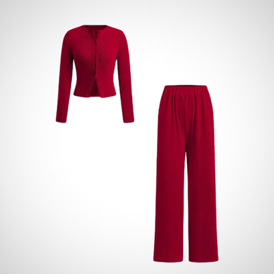 Vivienne | Comfy Long Sleeve Top and Pants Set