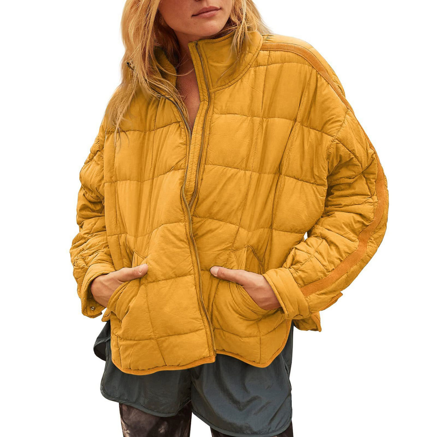 Emma | Lightweight Compact Zip Puffer Jacket