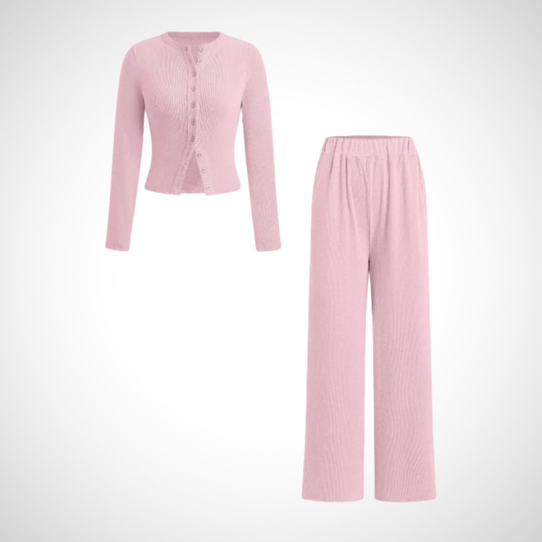 Vivienne | Comfy Long Sleeve Top and Pants Set