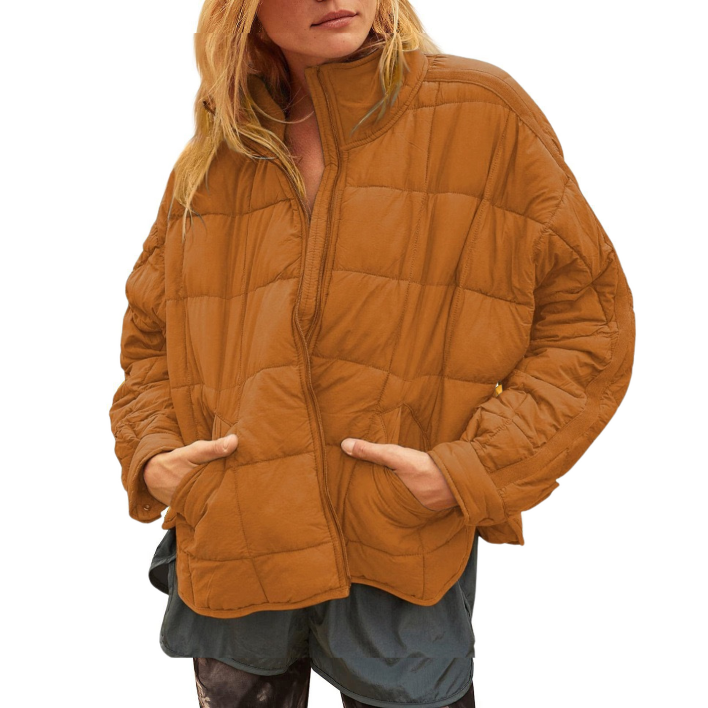 Emma | Lightweight Compact Zip Puffer Jacket