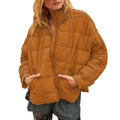 Emma | Lightweight Compact Zip Puffer Jacket