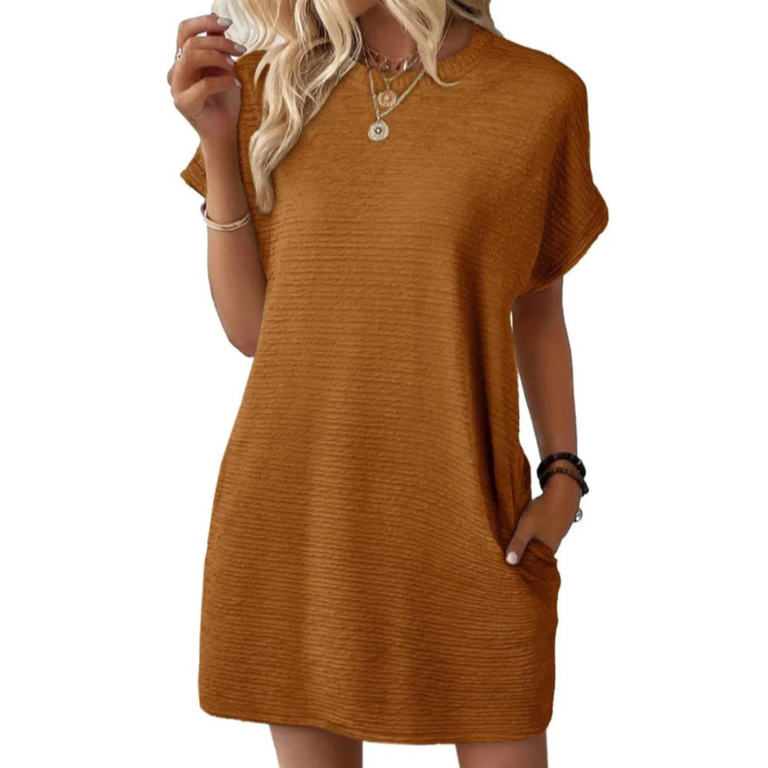 Evi | Casual Round Neck Summer Dress