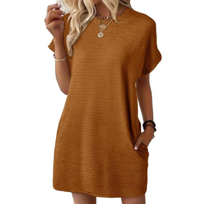 Evi | Casual Round Neck Summer Dress