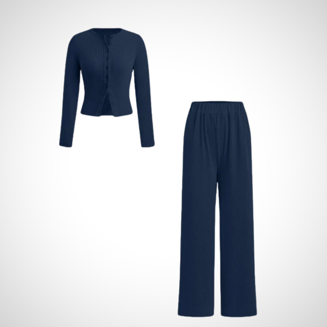 Vivienne | Comfy Long Sleeve Top and Pants Set