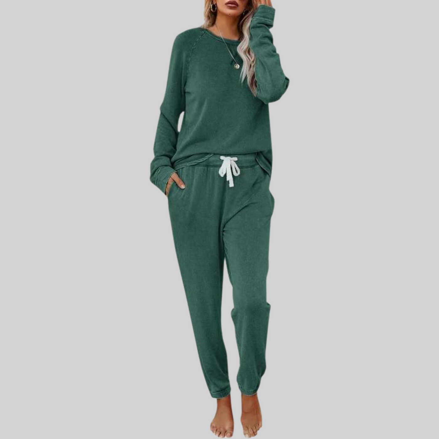 Joyce | Casual Long Sleeve and Sweatpants Set