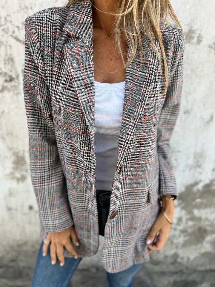 Ruby I Classic Plaid Blazer