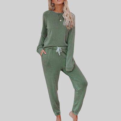 Joyce | Casual Long Sleeve and Sweatpants Set