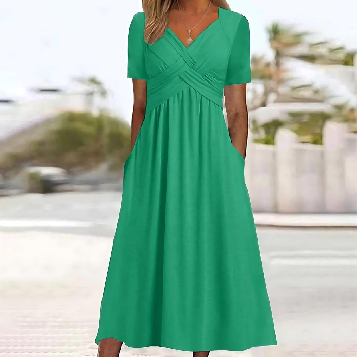 Angelica I Elegant Midi Dress