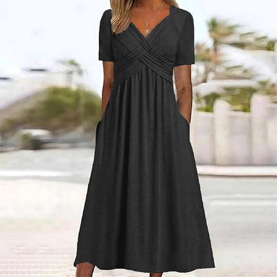 Angelica I Elegant Midi Dress