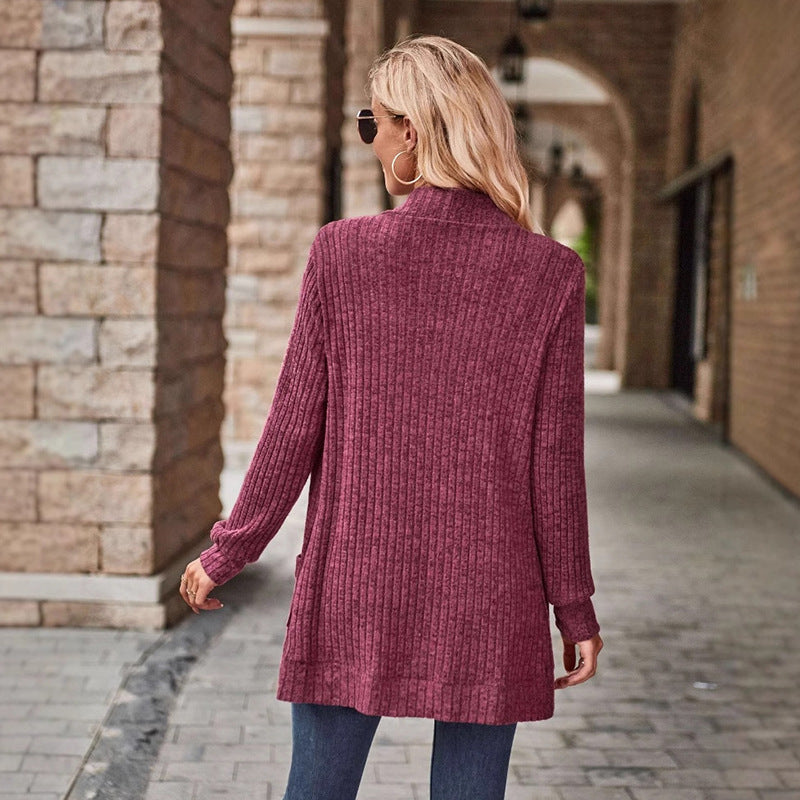 Lucille I Cozy Lightweight Long-Sleeve Open Front Cardigan
