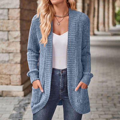 Lucille I Cozy Lightweight Long-Sleeve Open Front Cardigan