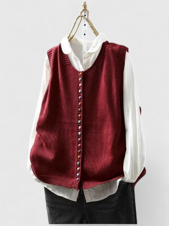 Avenleigh | Sleeveless Elegant Cardigan