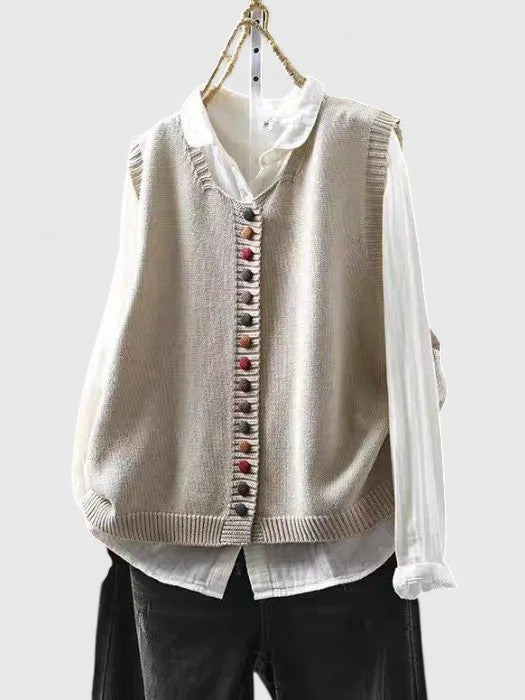 Avenleigh | Sleeveless Elegant Cardigan