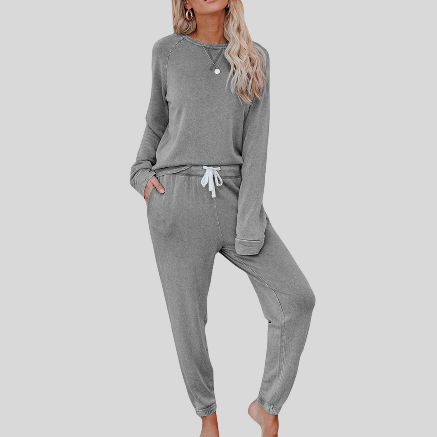 Joyce | Casual Long Sleeve and Sweatpants Set