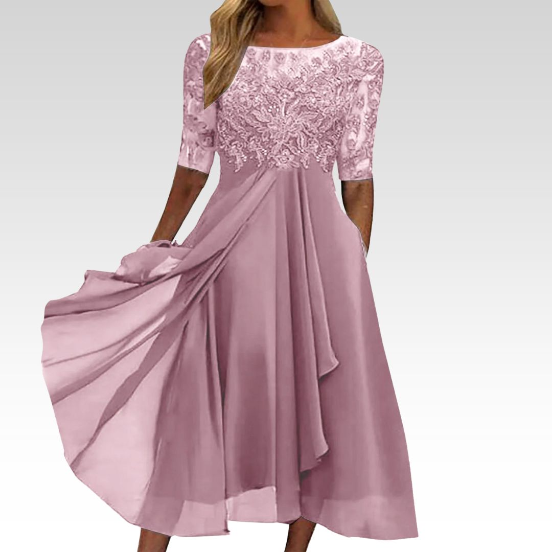 Violet I Lace Elegance Dress