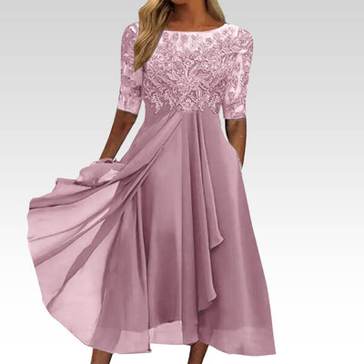 Violet I Lace Elegance Dress