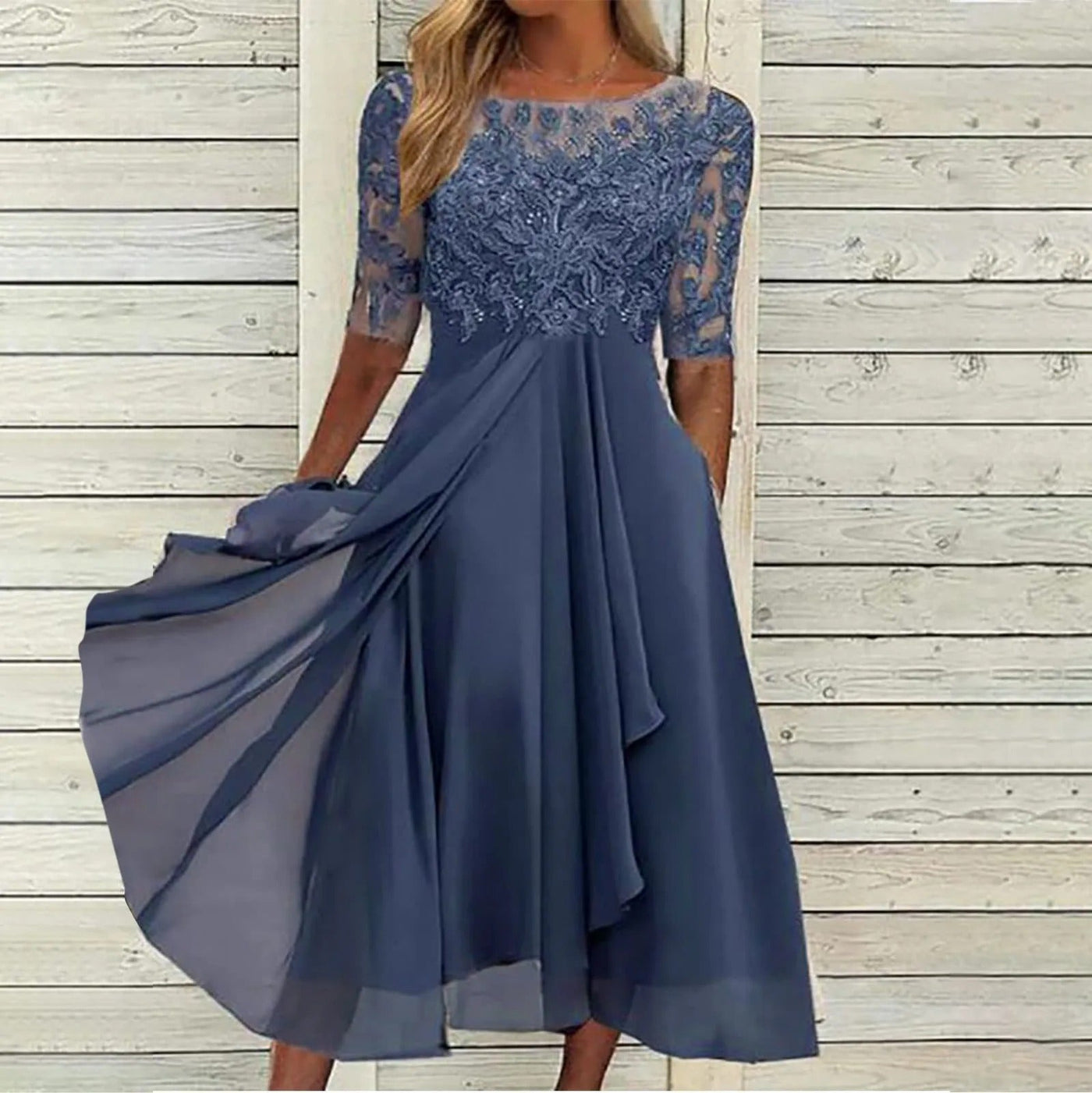 Violet I Lace Elegance Dress