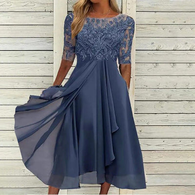 Violet I Lace Elegance Dress