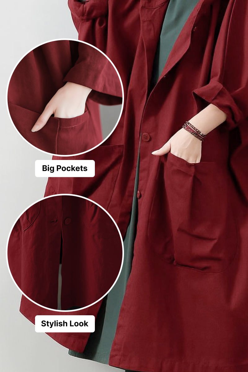 Bella | Oversized Windbreaker Jacket