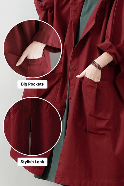 Bella | Oversized Windbreaker Jacket