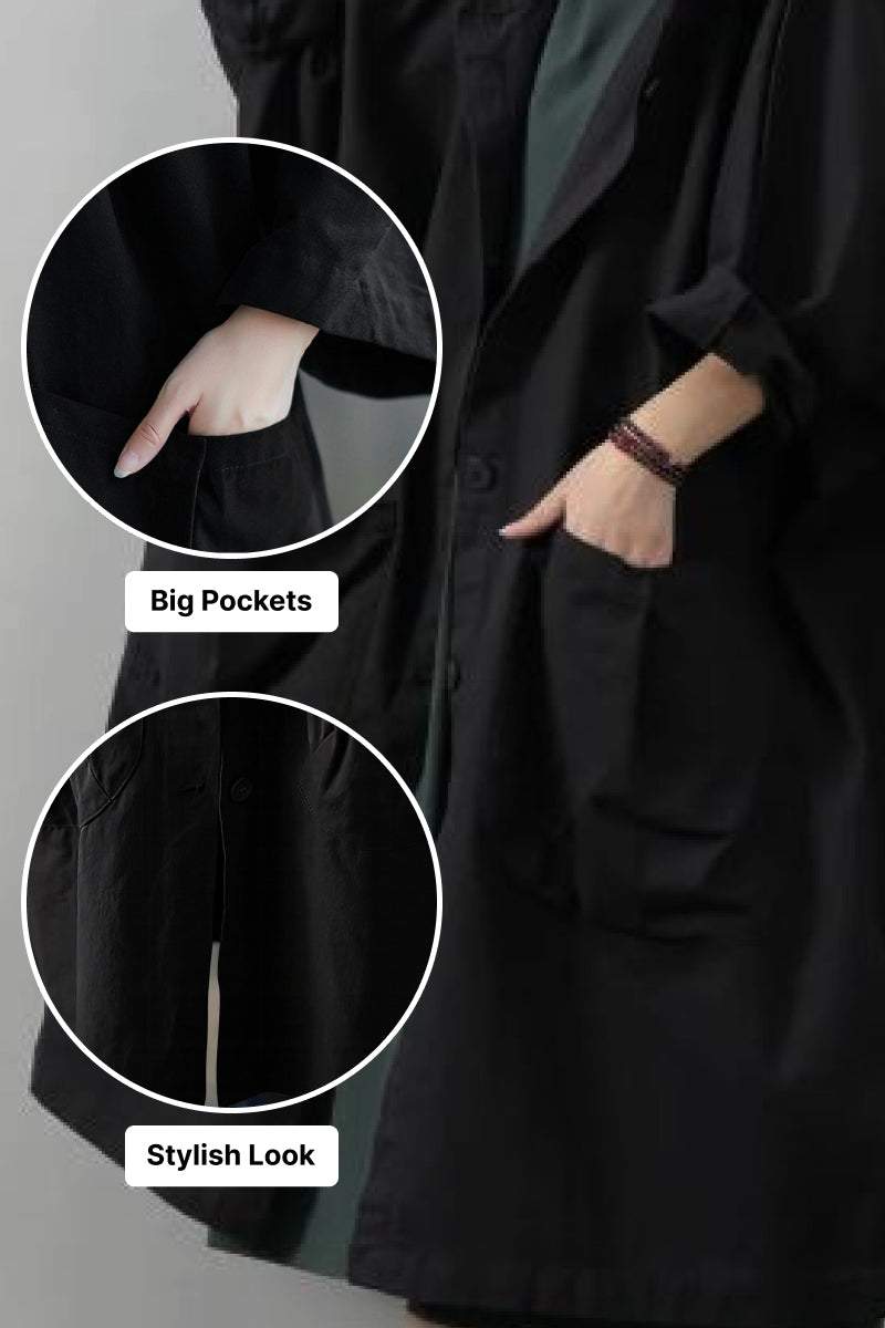 Bella | Oversized Windbreaker Jacket