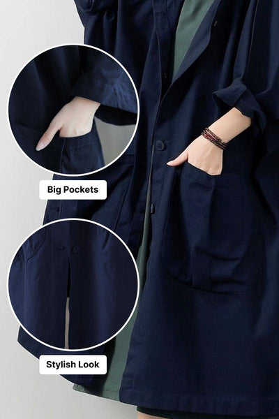 Bella | Oversized Windbreaker Jacket