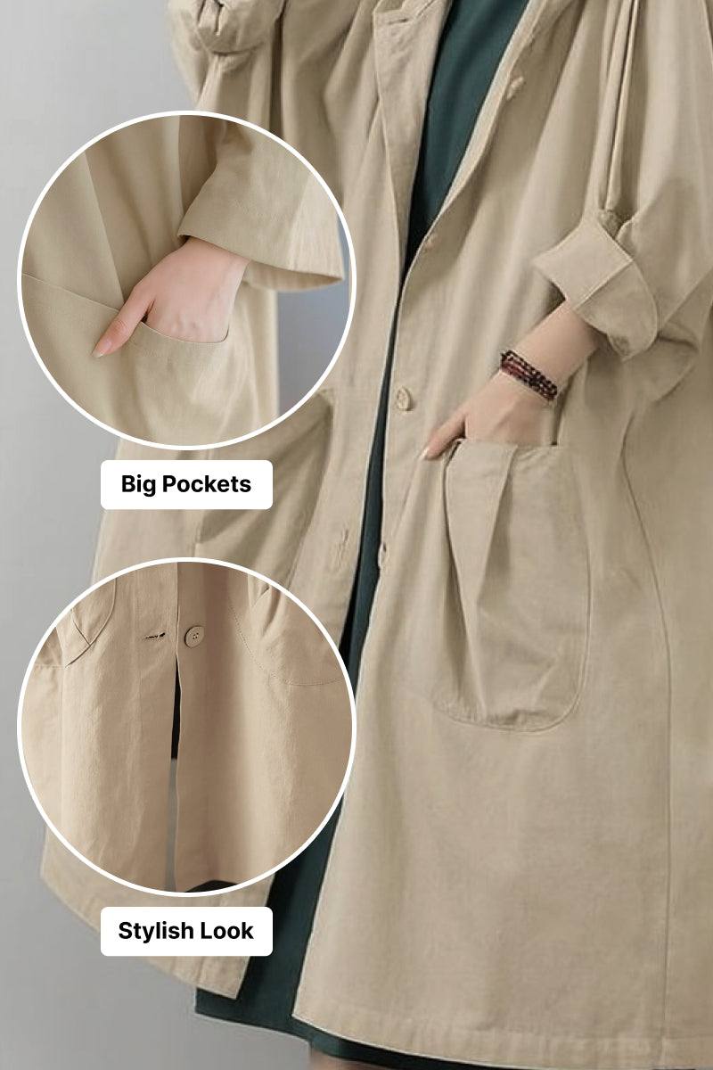 Bella | Oversized Windbreaker Jacket