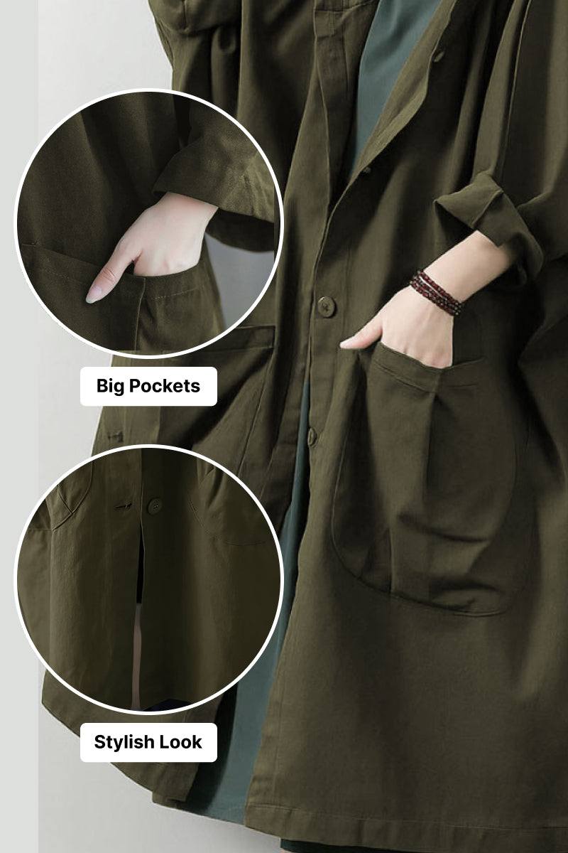 Bella | Oversized Windbreaker Jacket